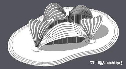 盘点su草图大师中曲面异形建模必备的变形插件 - 知乎