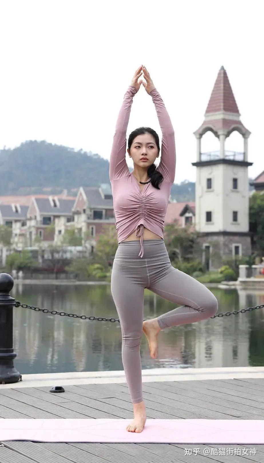 魔镜街拍紧身瑜伽微博图片