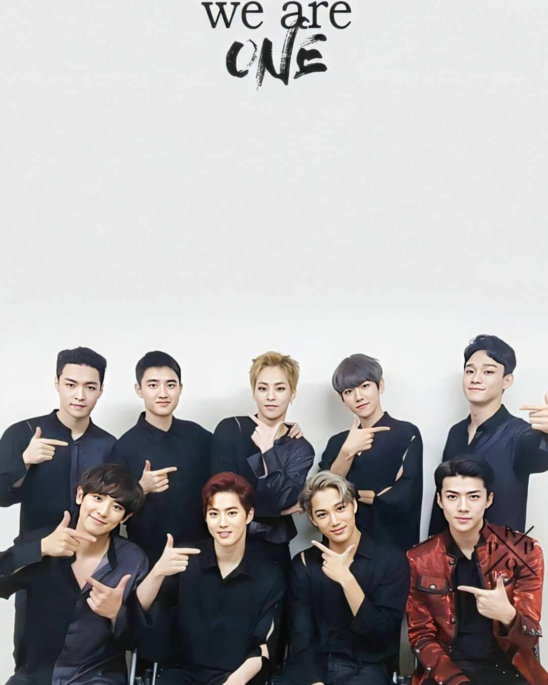 有exo九人合体的可以做电脑壁纸的高清图嘛放大不失真最好是演唱会上