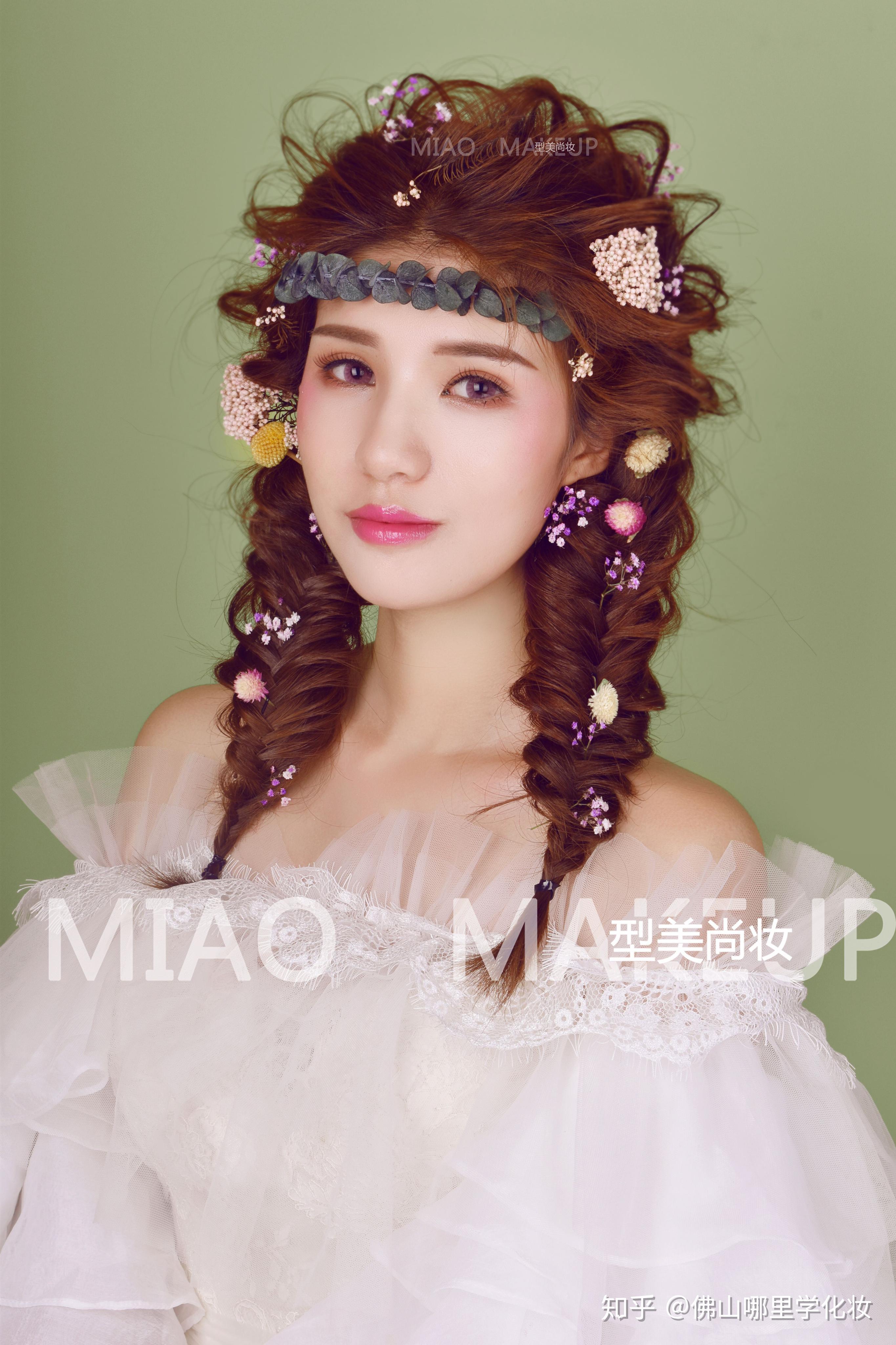 图片来源于佛山型美化妆造型原创.