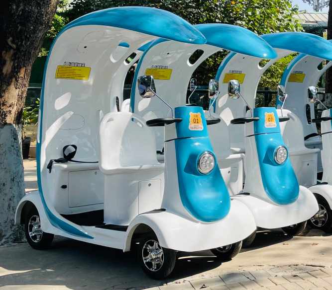 景区智能电动代步车推进智慧旅游升级