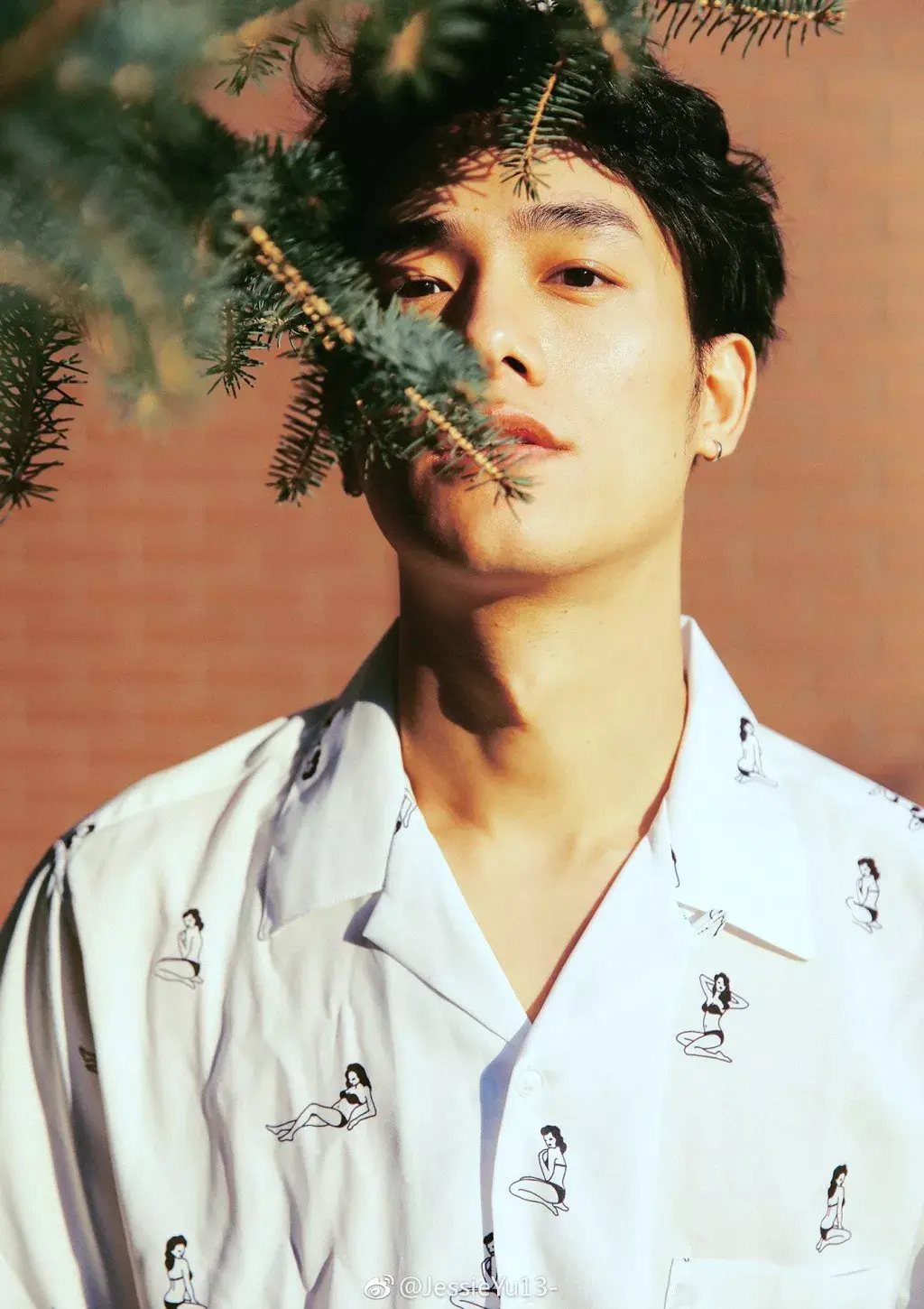 如何给男朋友拍照