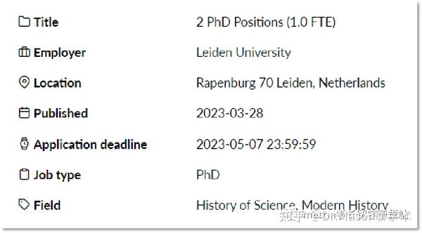 leiden university phd positions