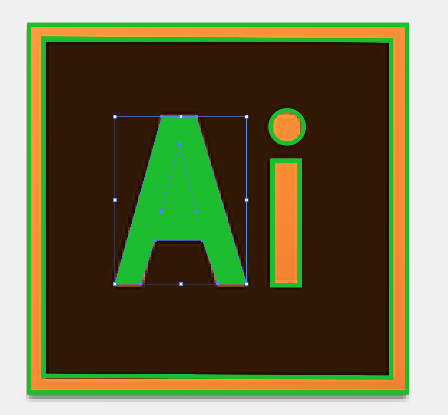Adobe Illustrator 实例教程(1.2)——绘制 Ai图标:吸管工具,颜色参考,路径查找,阴影,导出和保存 - 知乎