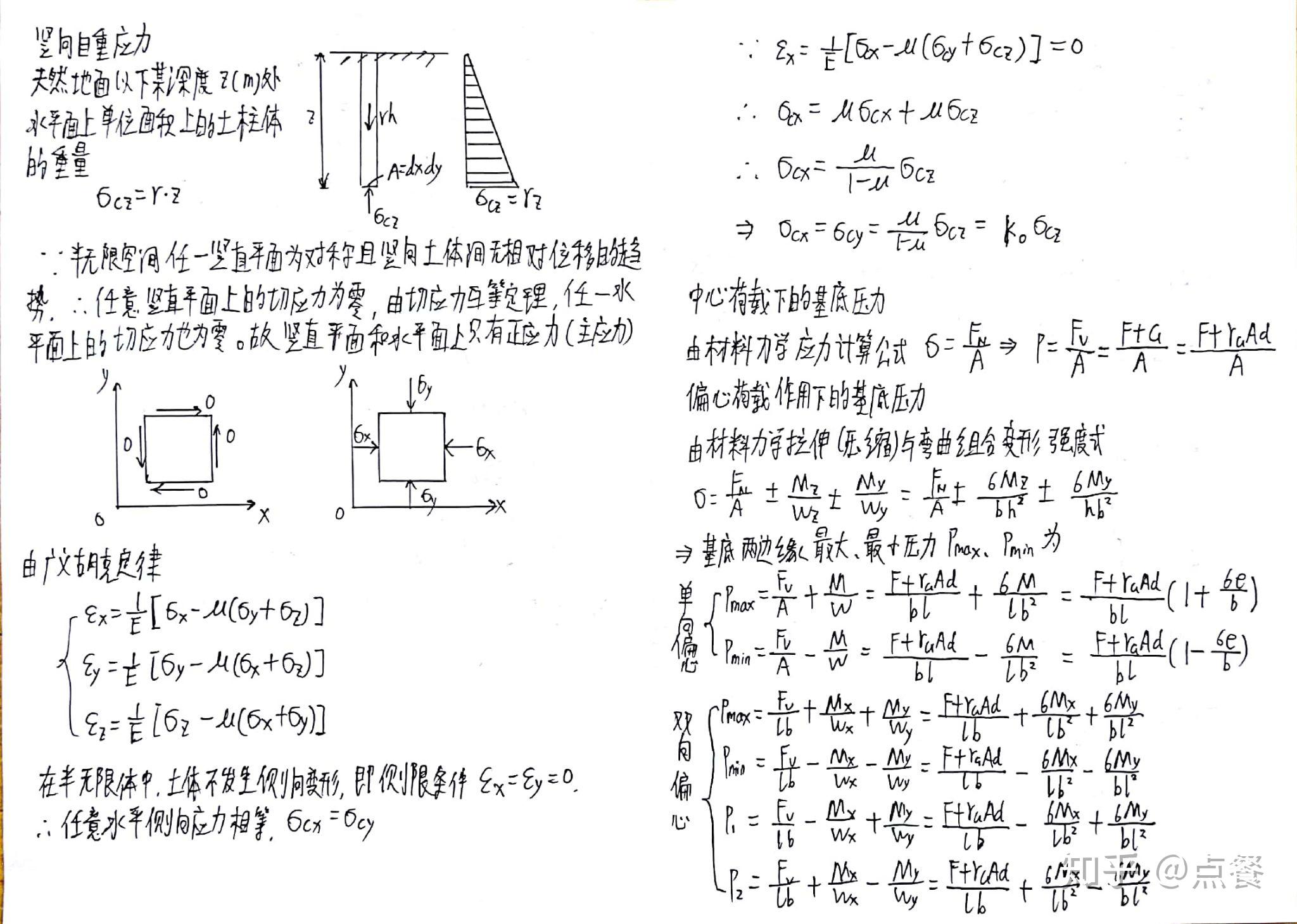 土木考研土力學第二章公式推導