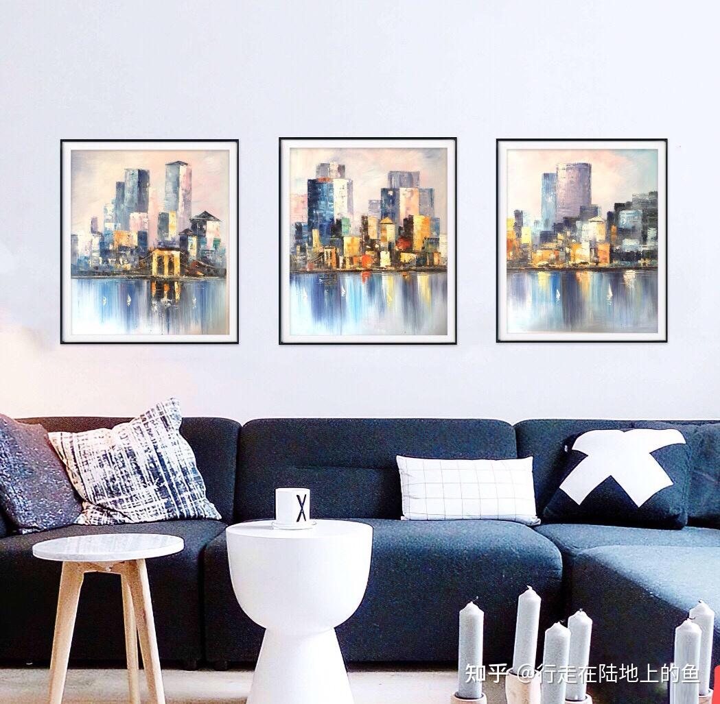 纯手绘油画购买渠道简约现代风格的手绘油画推荐