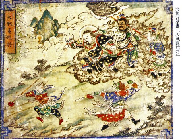 北京景山公园俯瞰图，是一尊真武大帝盘坐巨像【附：玄武雕像与画像】 - 知乎