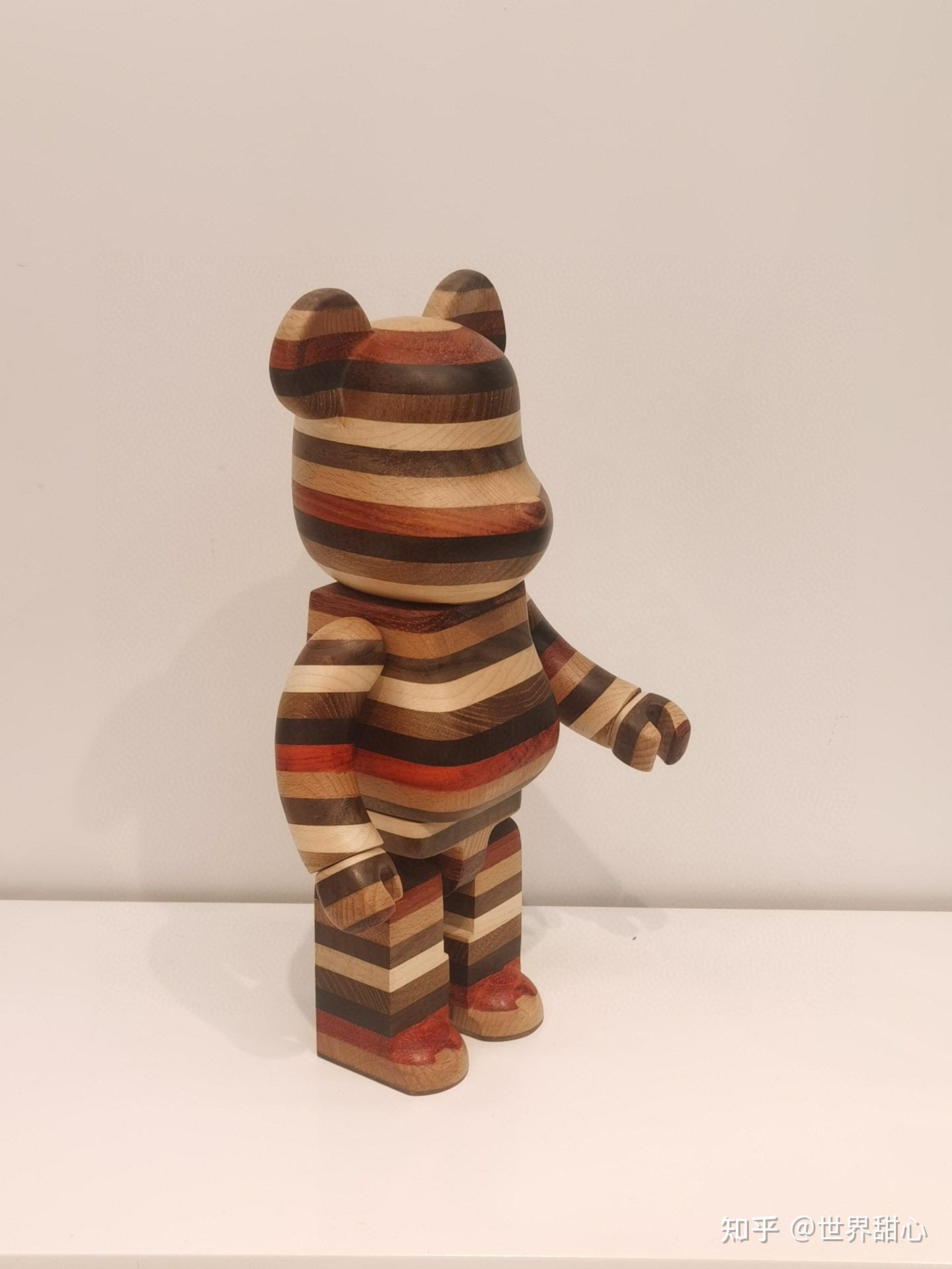 bearbrick70karimoku积木熊02联名限定木制