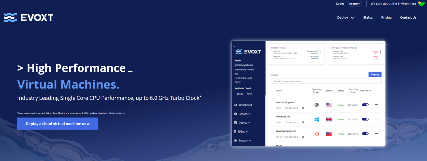 Evoxt 的高性能 VPS 是真的吗?看我的实测结果