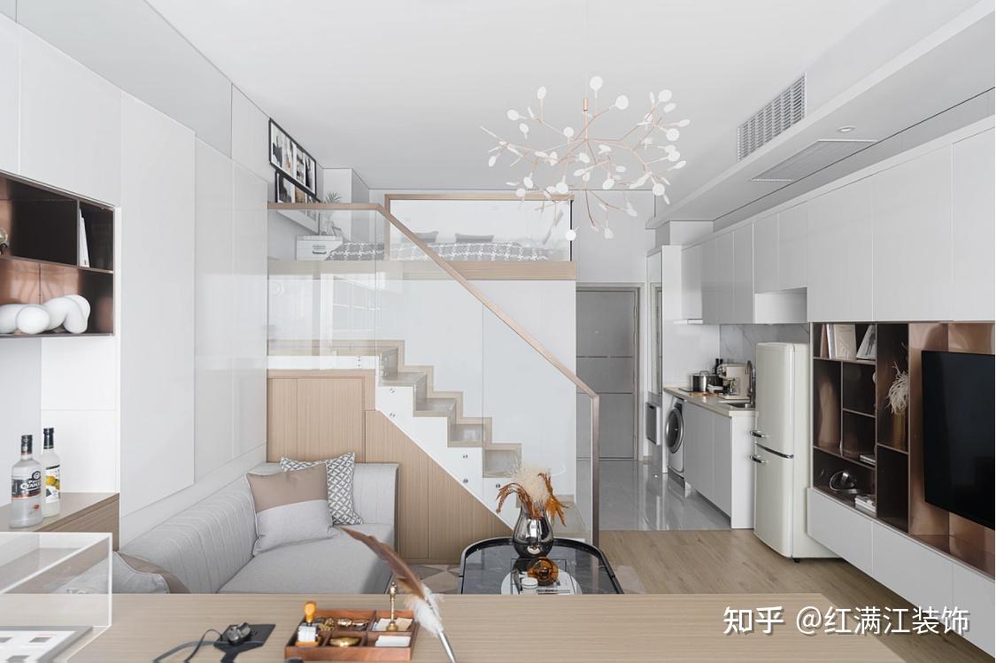 灵活多变的小公寓设计，让居住空间更加高级有趣。 - 知乎