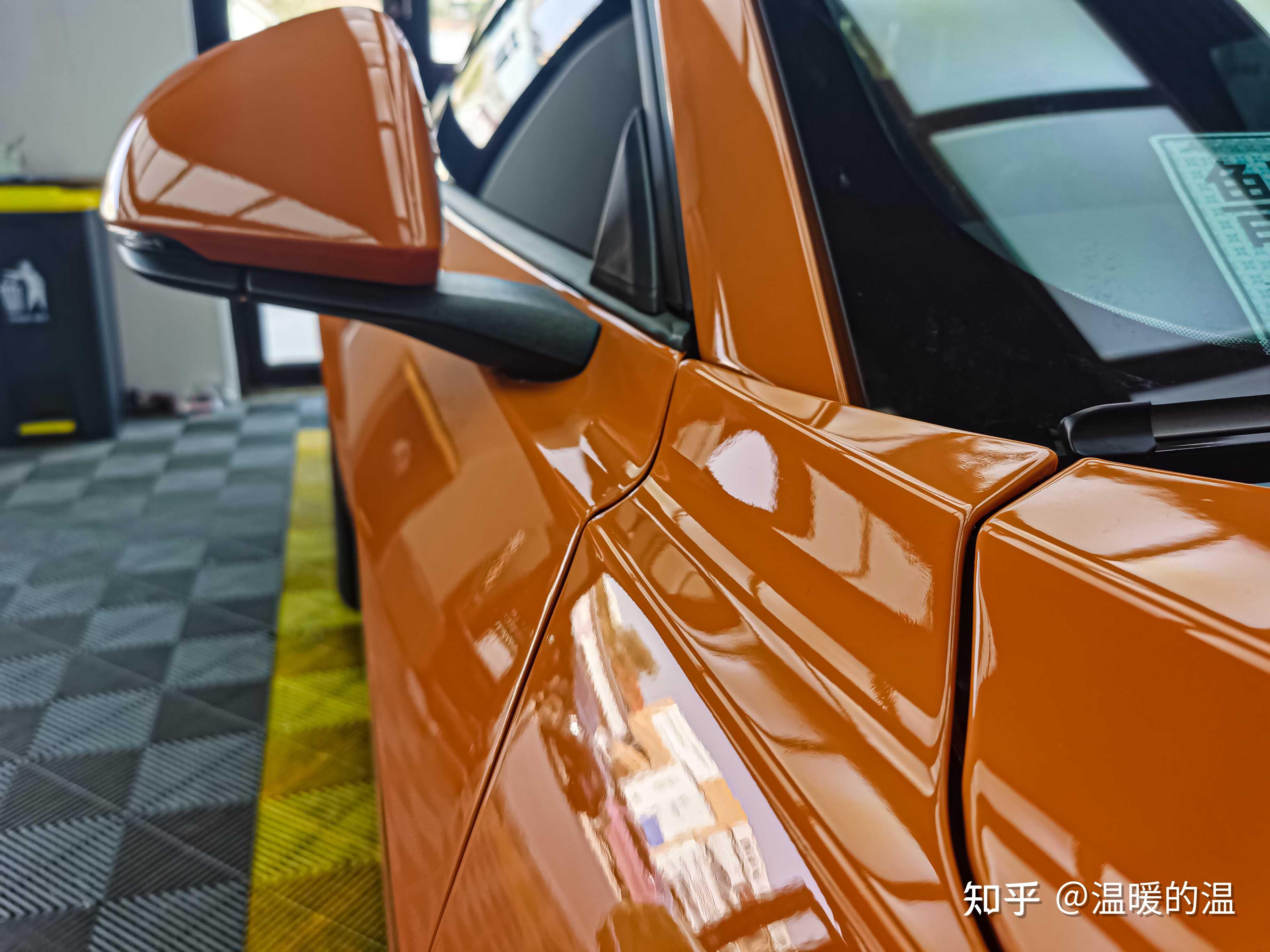 脱缰野马放荡不羁丨橙色野马青岛欧美名车装贴威固隐形透明车衣