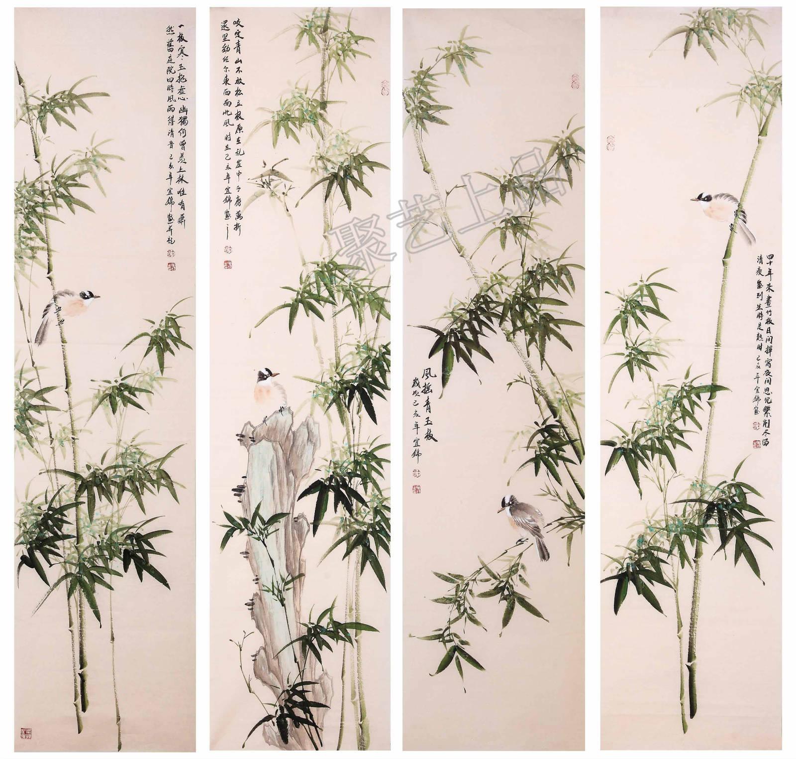 竹子国画作品欣赏 竹不管风吹雨打 依然坚挺 - 知乎