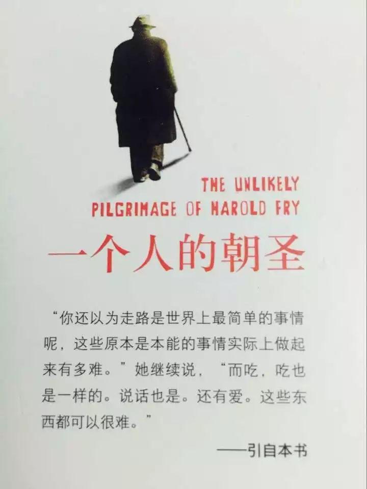 一个人的朝圣摘抄