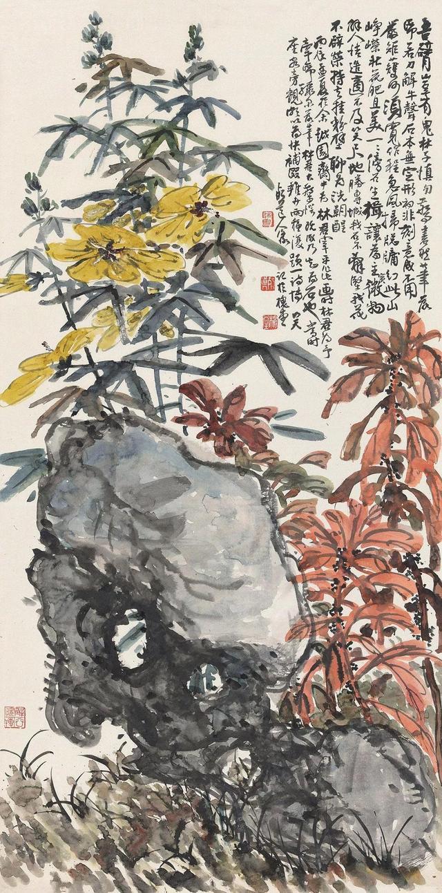 陈师曾画里秋风冷艳却文雅温润