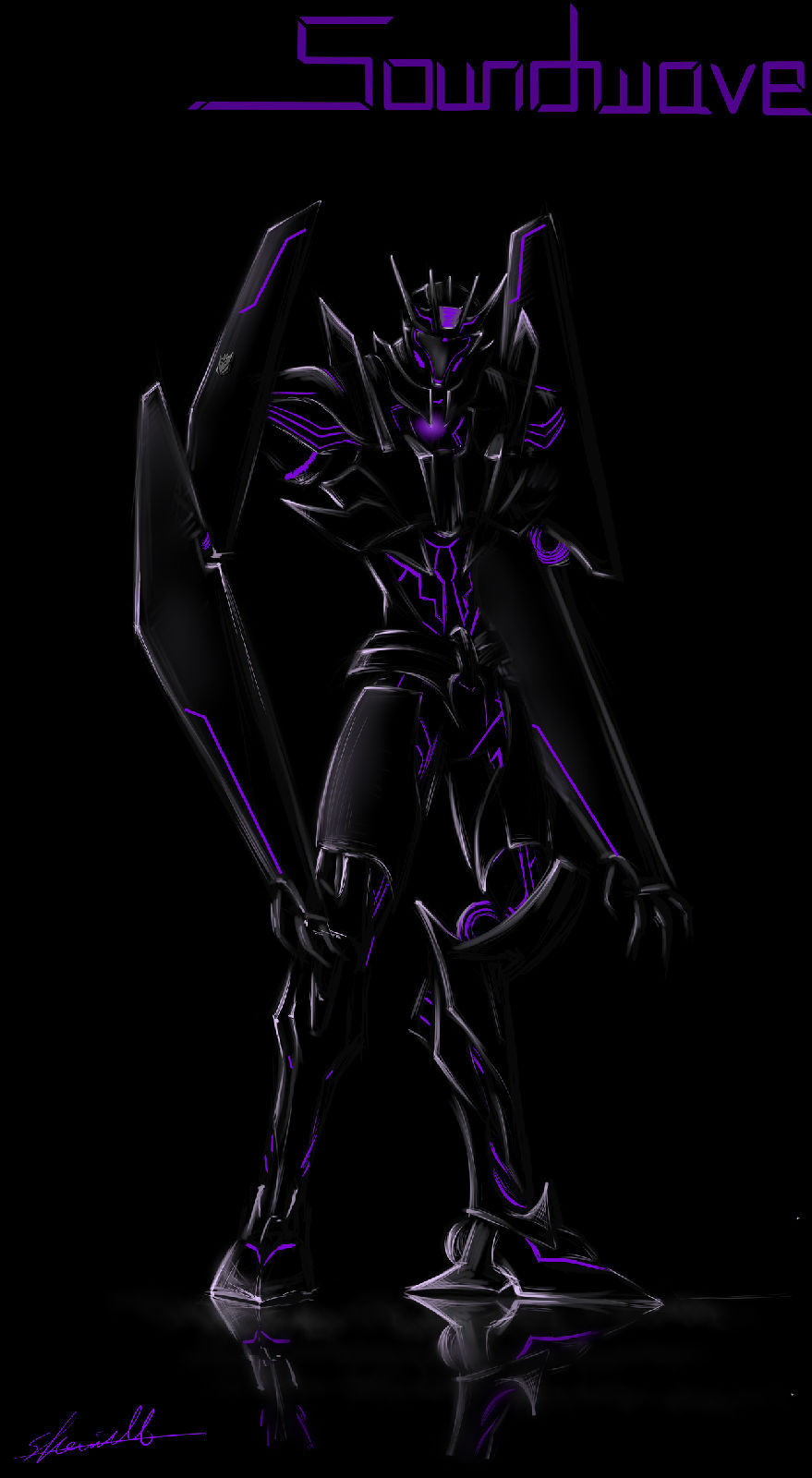 大家谁能发一下领袖之证里面声波的超清壁纸吗