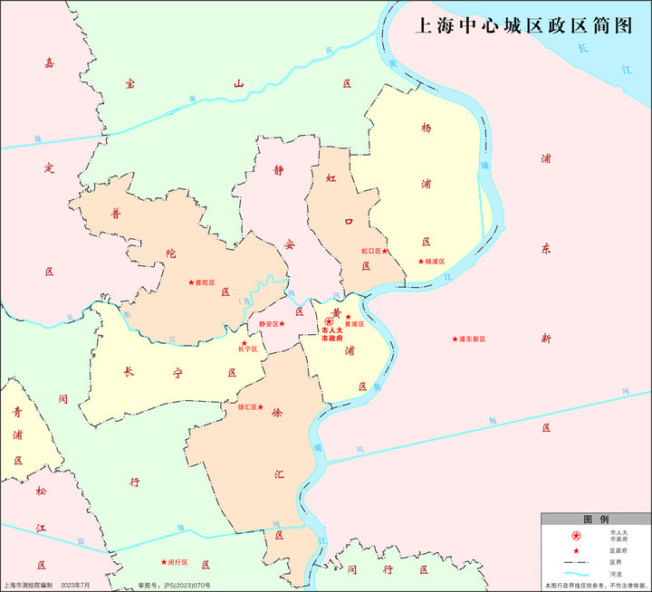 上海市2023年版高清行政图 - 知乎