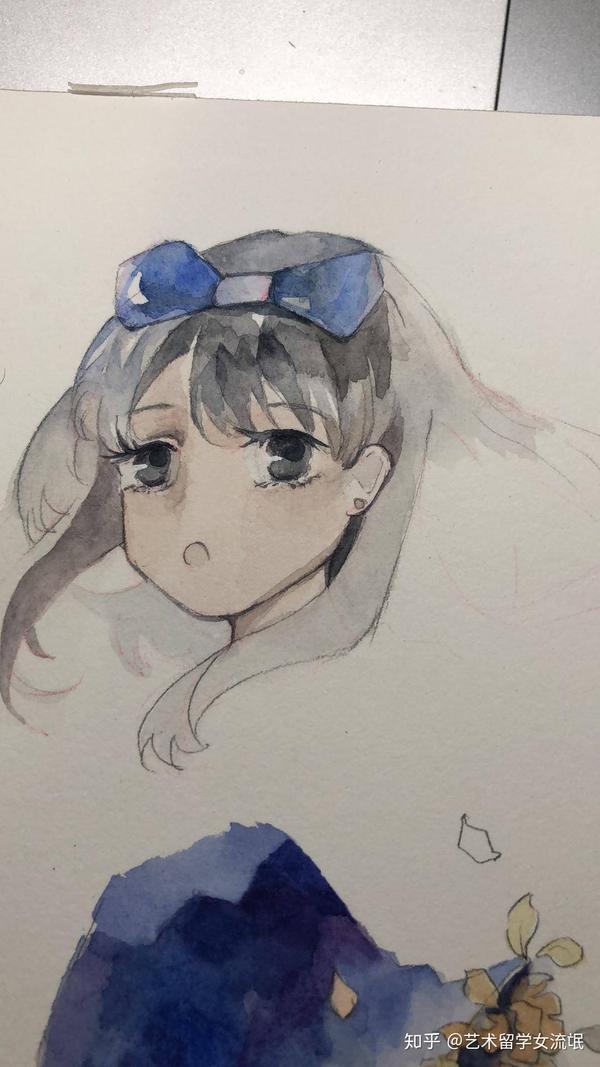 怎么画一个水彩漫画人物 知乎