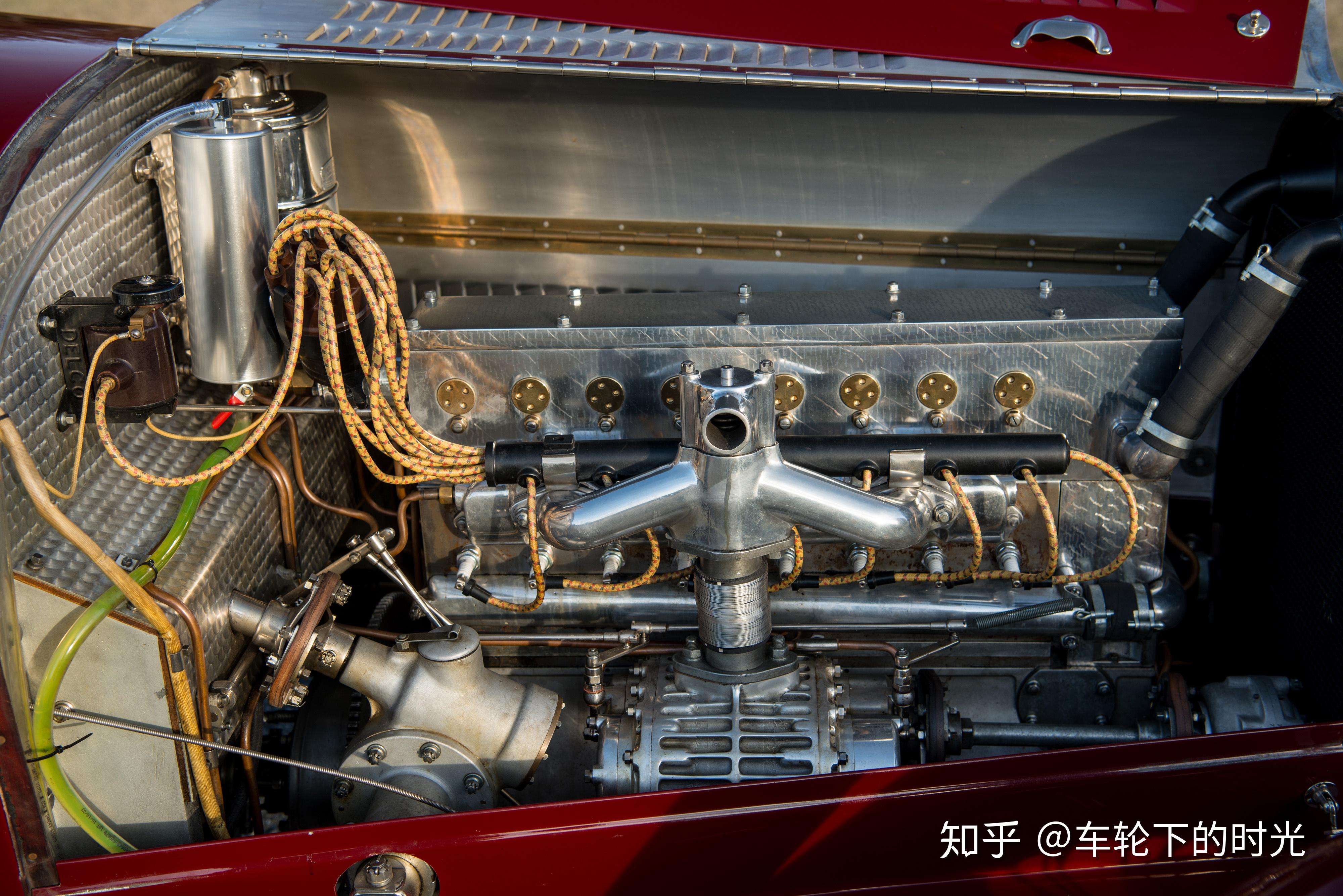 直列八缸发动机1924年,埃托里和布加迪公司的总工程师兼赛车手让·查