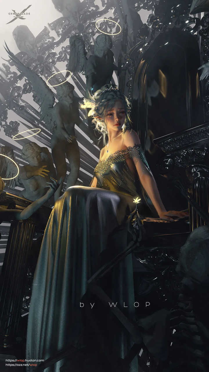 巨量文化,介绍原画大神《鬼刀》作者wlop