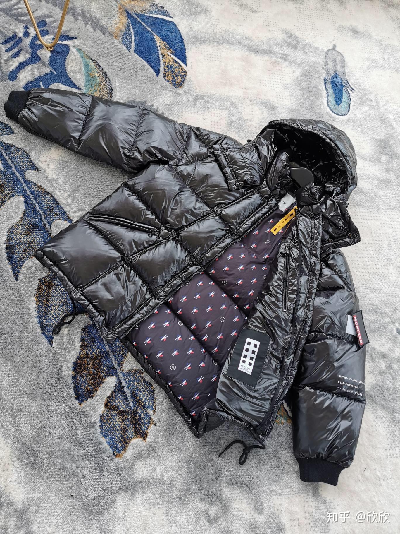 2019冬季新款羽绒服男女情侣款藤原浩fragmentxmoncler联名系列加厚