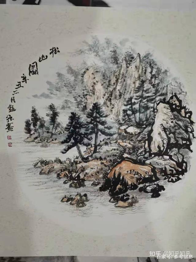 青岛著名画家赵强来莒南文化交流
