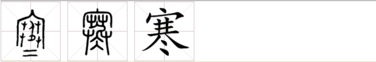 古代汉字中“冷”,“寒”,“冻”有什么区别,“热”,“暑”有什么区别,“温”,“暖”又有什么区别? - 知乎