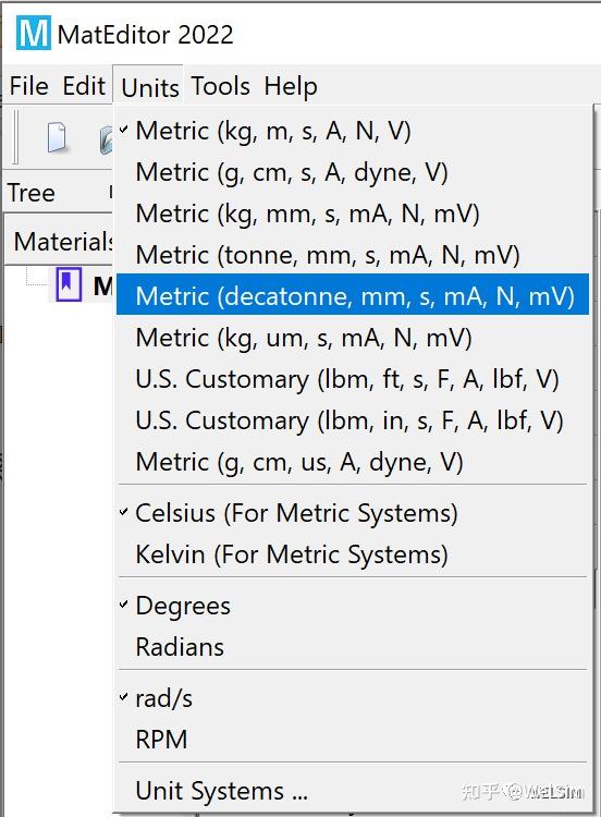 mateditor-openradioss