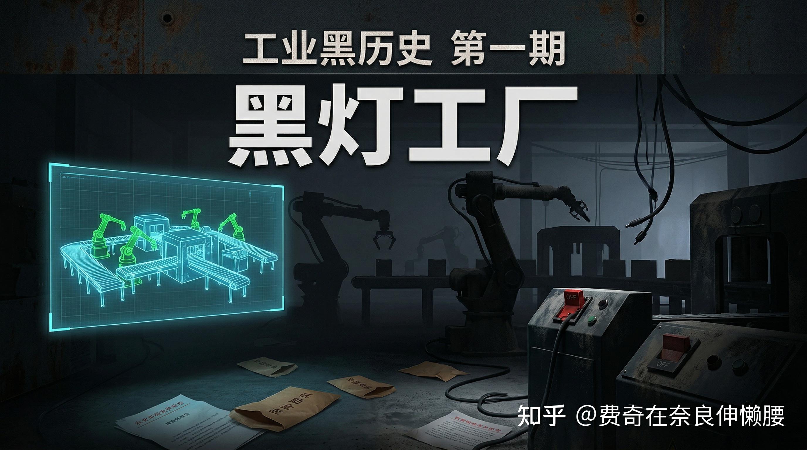 工业黑历史・第一期 黑灯工厂 | 从工业理想到资本神话的异化之路 - 知乎