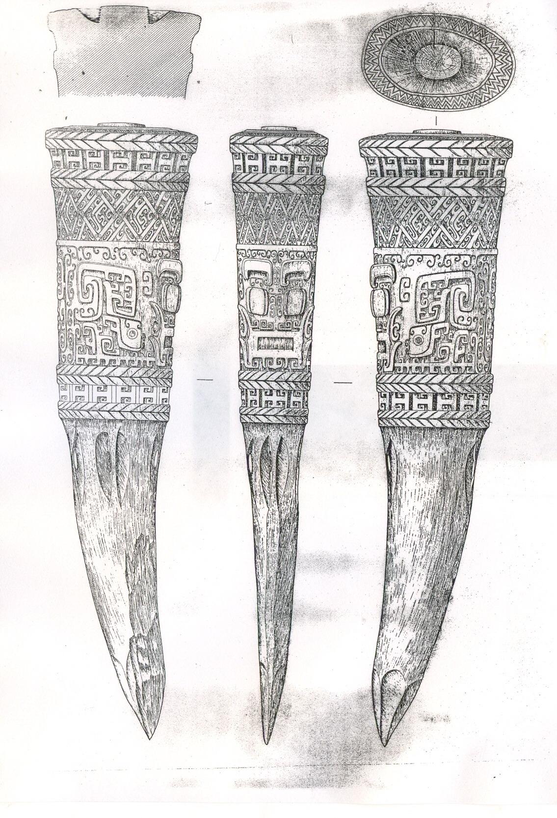 此次展览首次集结方向明,罗泽云和卢引科等三位考古绘图大神的作品