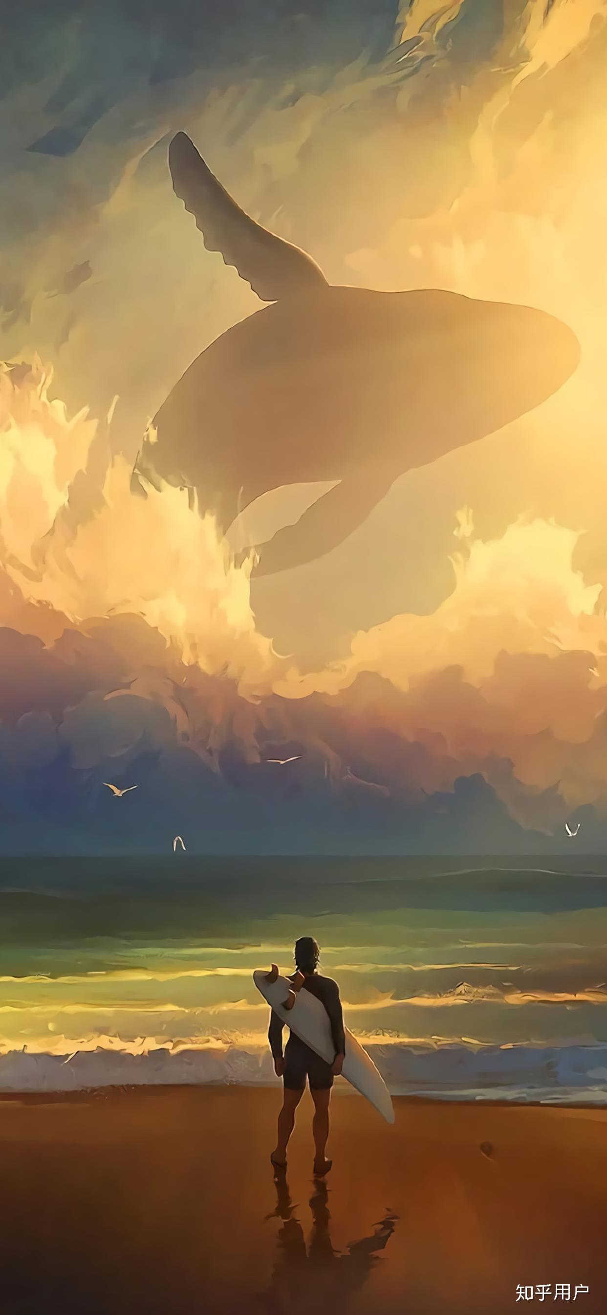 有没有关于鲸与海的壁纸或头像? - 知乎