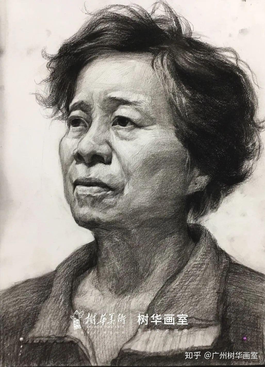 高分素描头像攻略跟着树华画室李老师学高分素描该如何体现