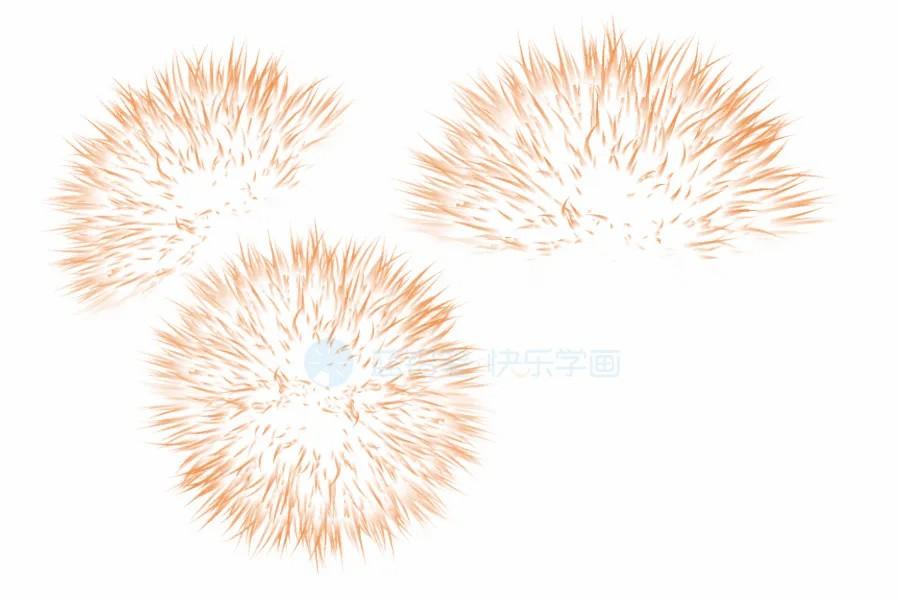 毛绒绒的效果怎么画有了这个笔刷soeasy蓝铅笔