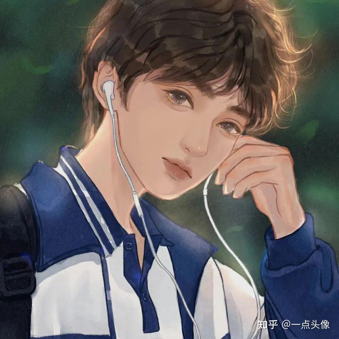 想请问各位有像这种校园风的情侣头像吗? - 知乎