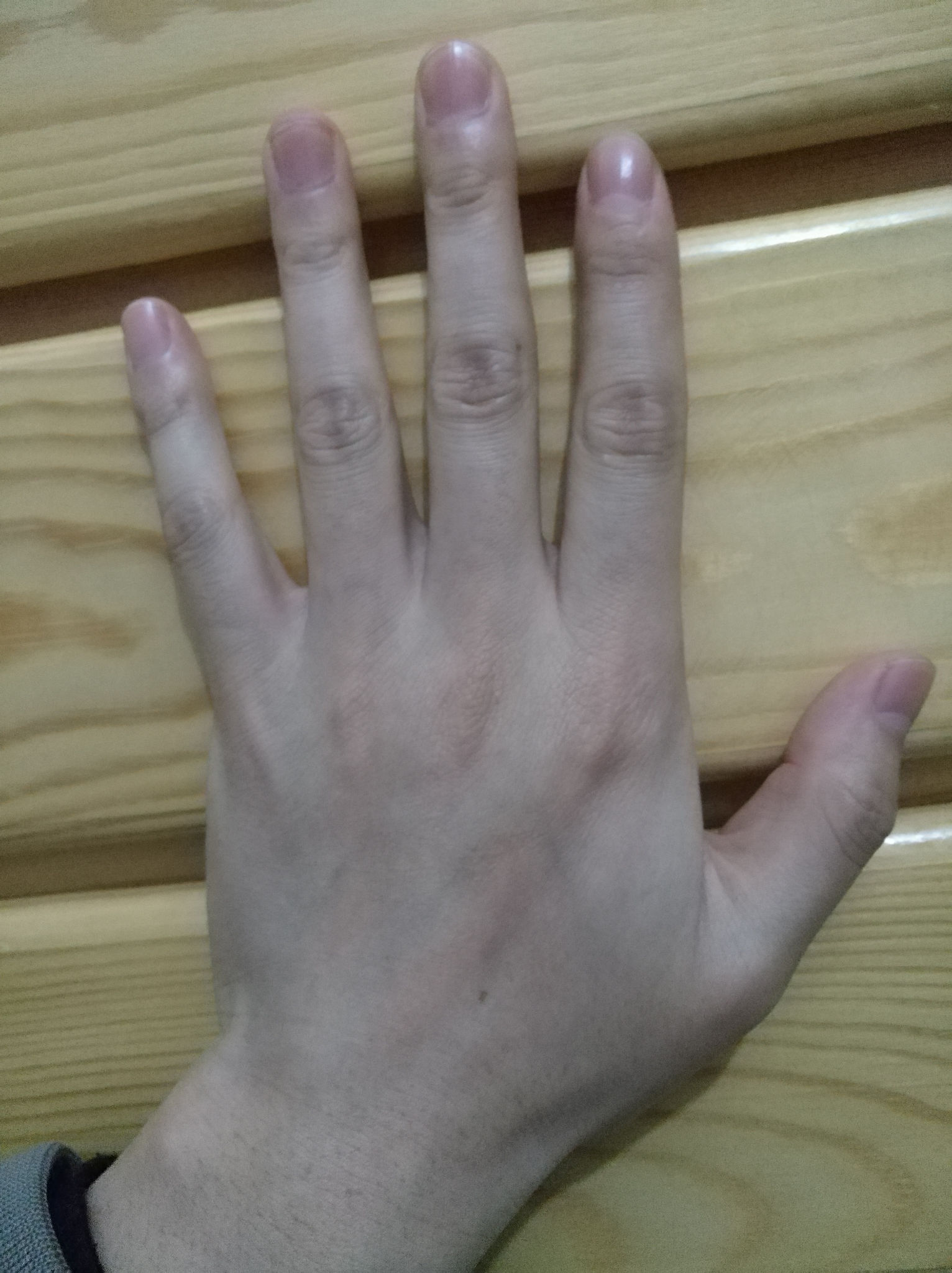 这手是不是很像男人的尤其右手