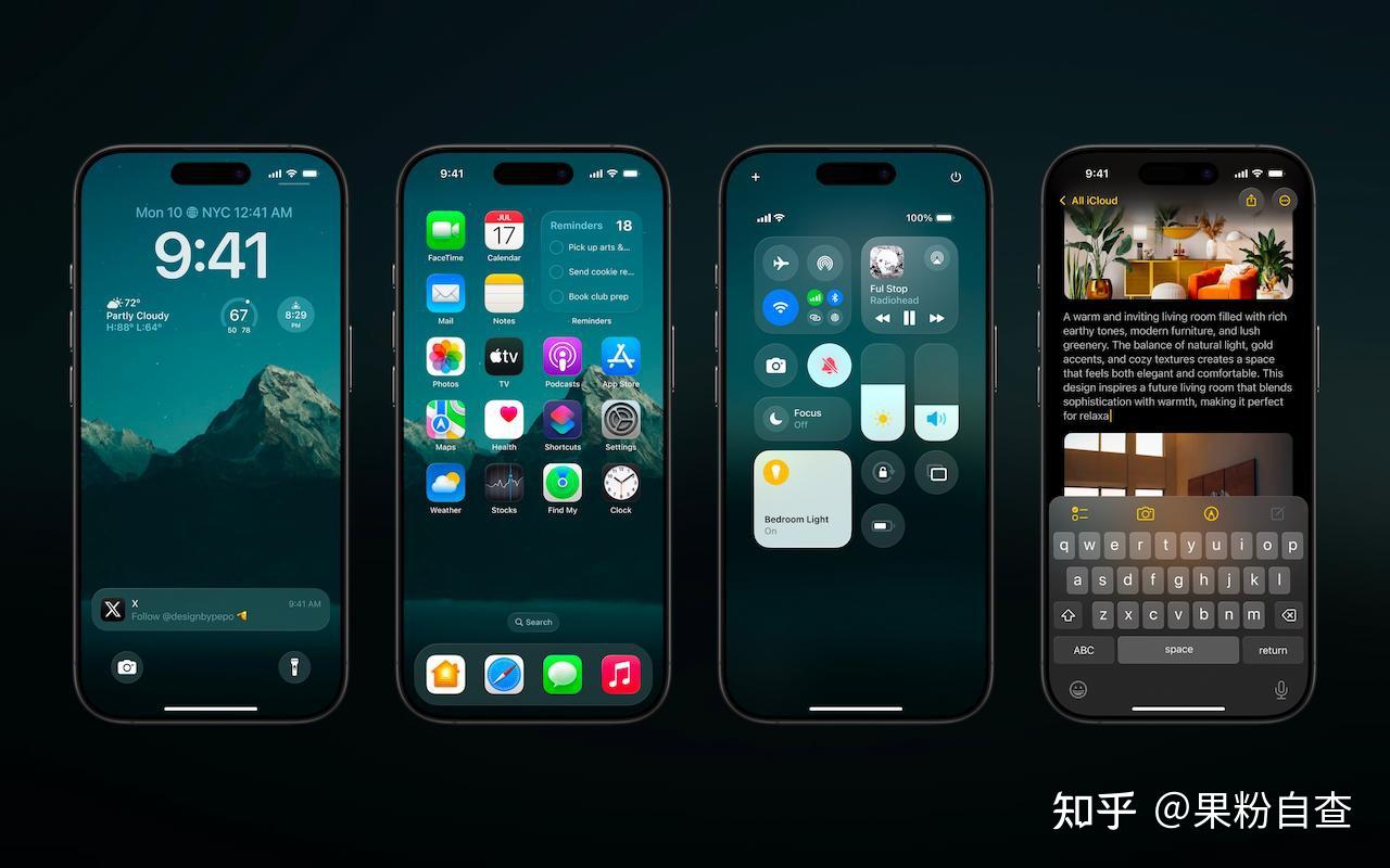 Apple官网曝光iOS 19新风格，提前体验立体光影效果设计界面 - 知乎