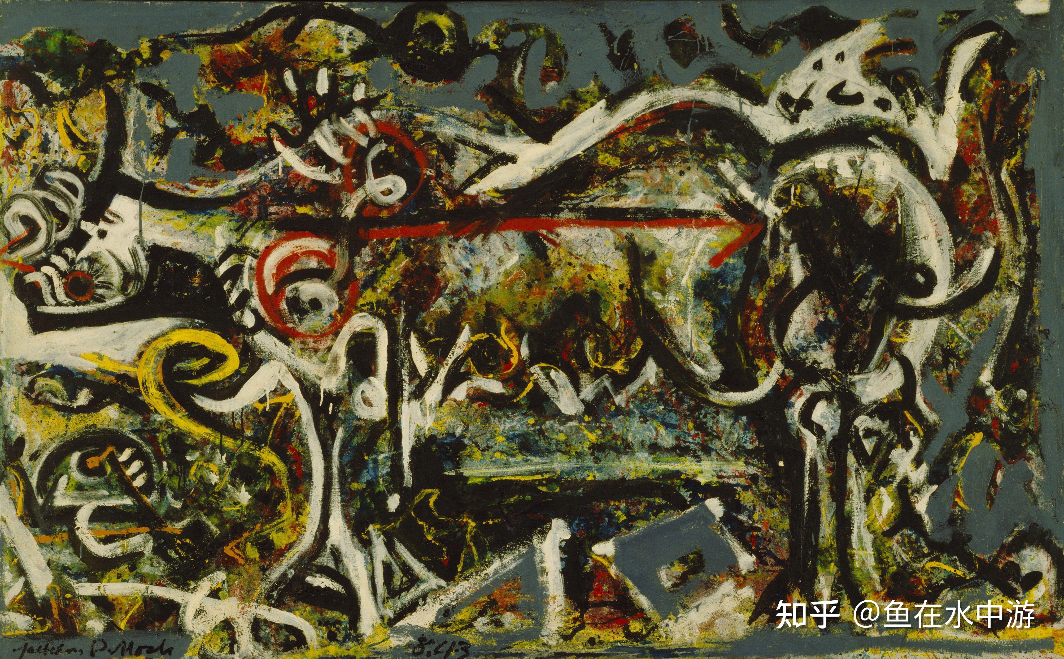 世界名画(三)杰克逊·波洛克(jackson pollock)