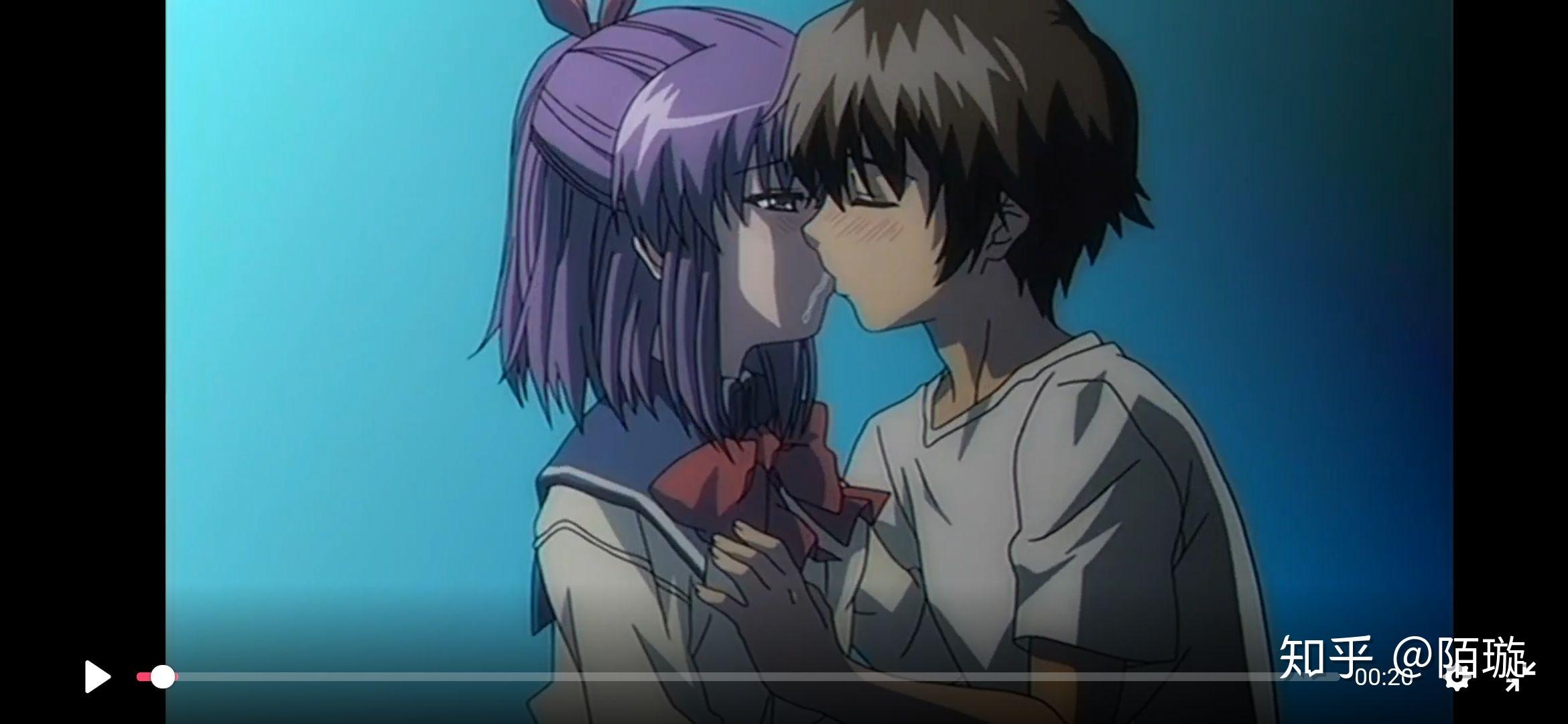 有一部恋爱番不知道名字女主紫色头发紫色眼睛男主戴