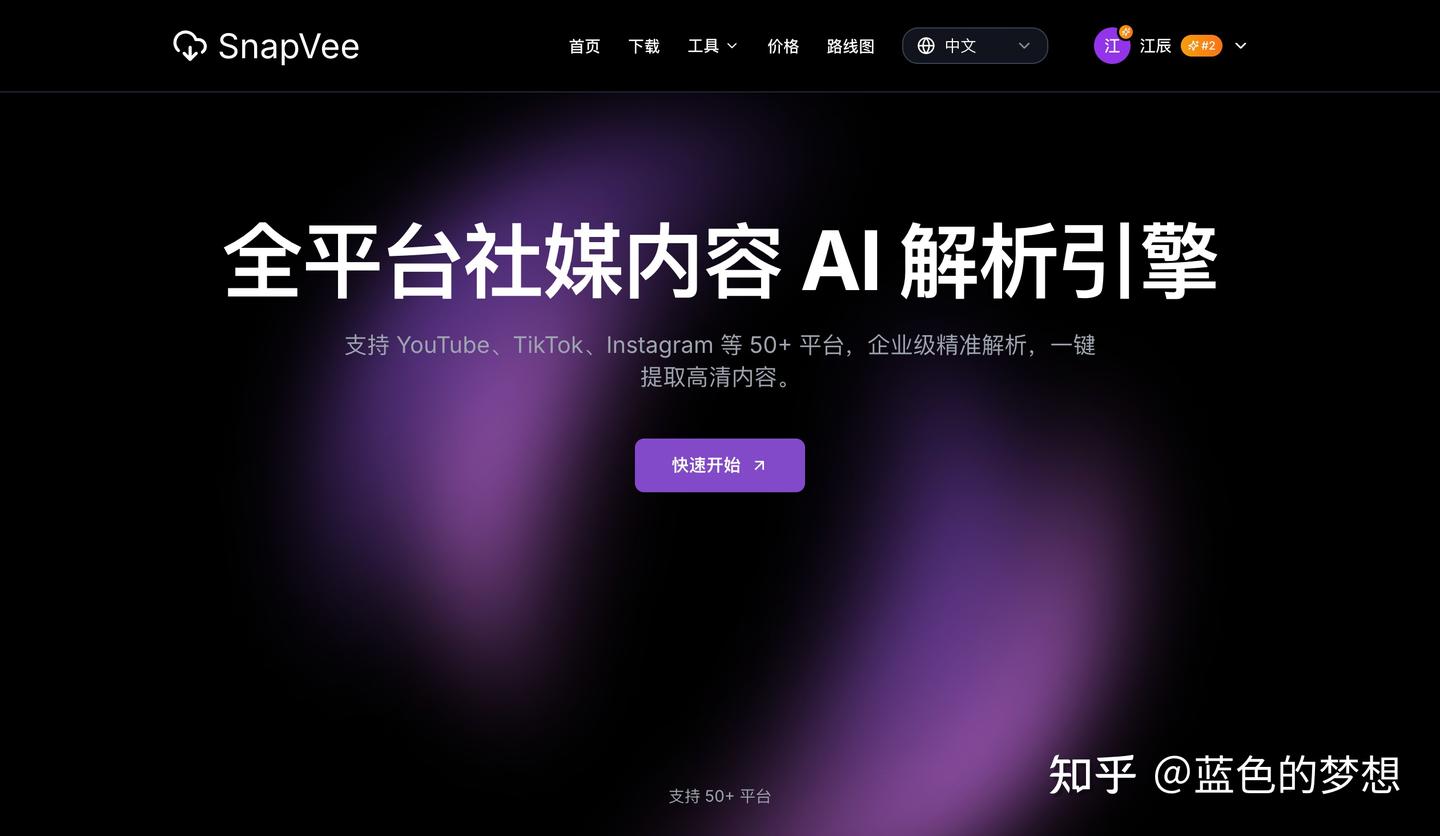 YouTube 下载工具为什么总翻车?直到我用了 SnapVee