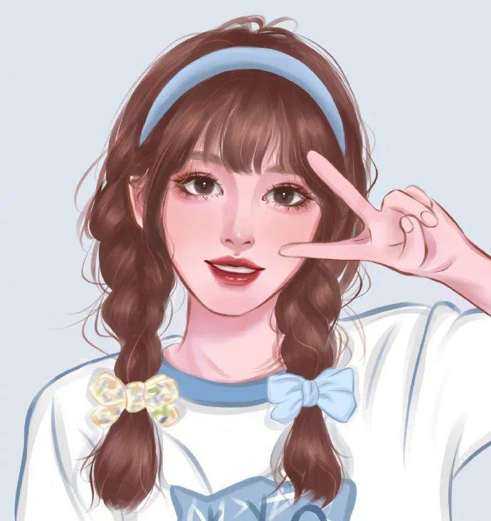 100张超级好看的女生头像-超好看女生头像 漫画