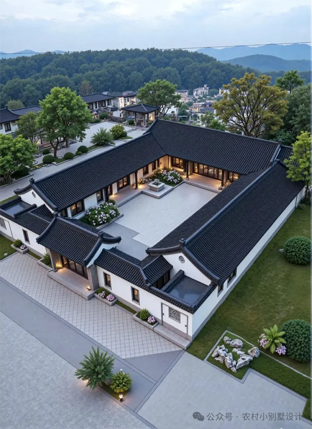 20套三合院一层设计;2026回家养老度假首选新中式自建房 - 知乎