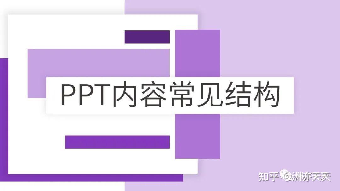 PPT内容常见结构 - 知乎