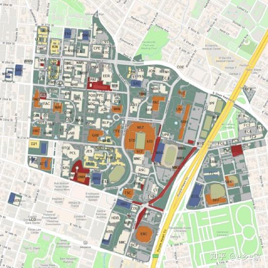 Ut Layout Map 新生 | 速看!UT Austin新生攻略→ - 知乎