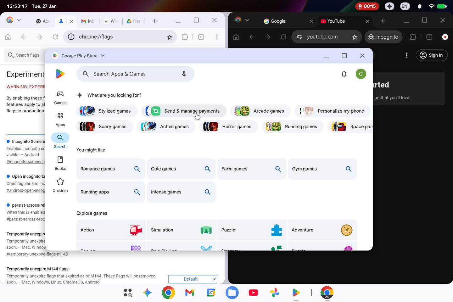 Aluminum OS 界面首度曝光:全新状态栏、Chrome 扩展程序及更多功能揭秘