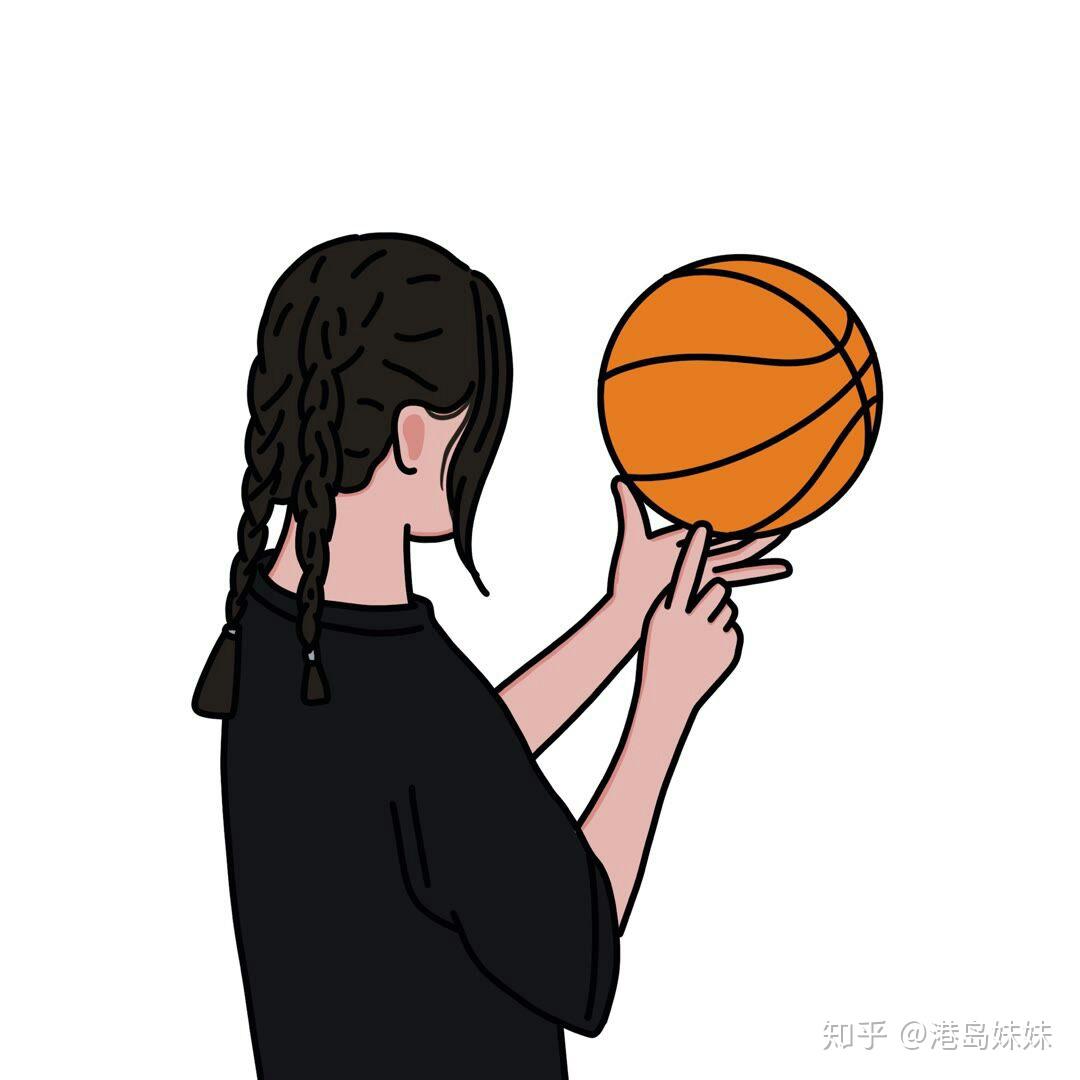 女生篮球头像可爱图片