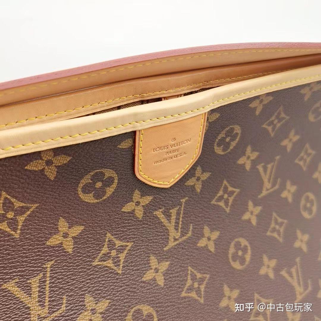 现货lvdelightful棕褐色老花经典通勤单肩包