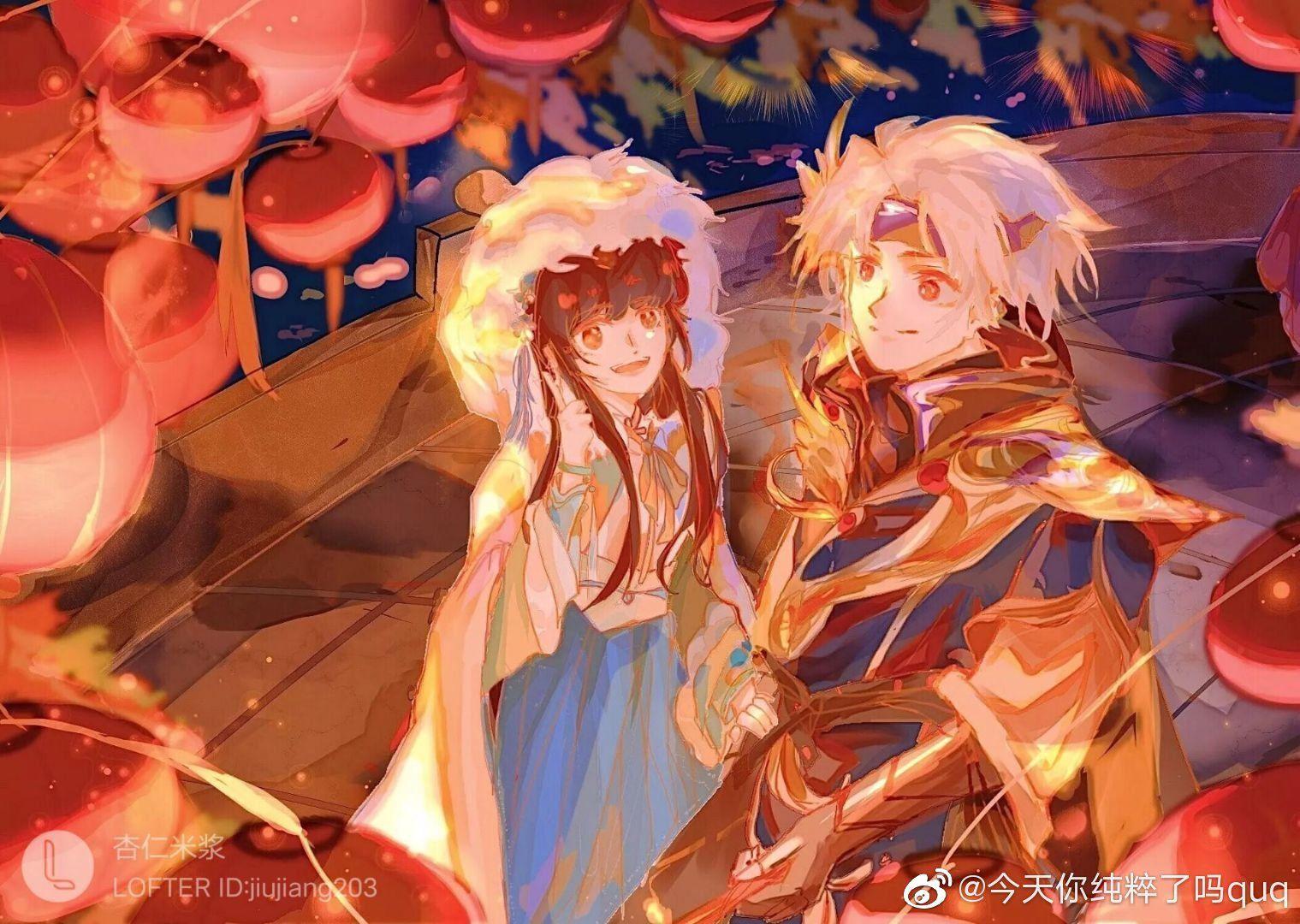 有没有东方曜和西施的动漫情头