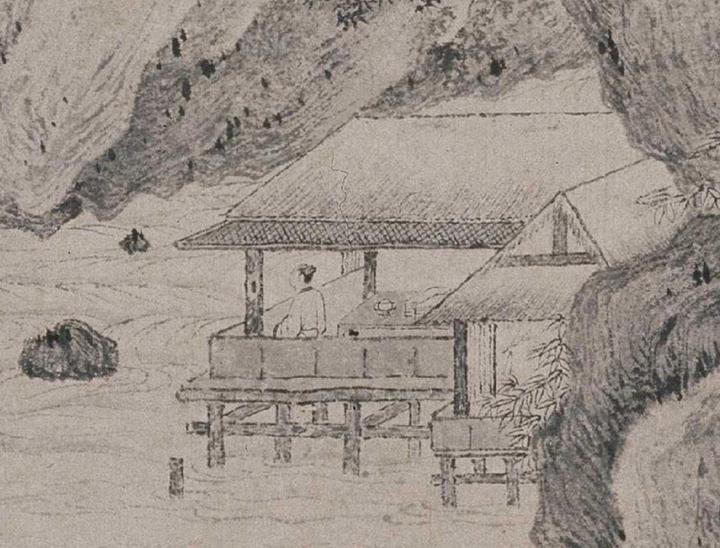 明，唐寅《幽人燕坐图》（故宫博物院藏） - 知乎