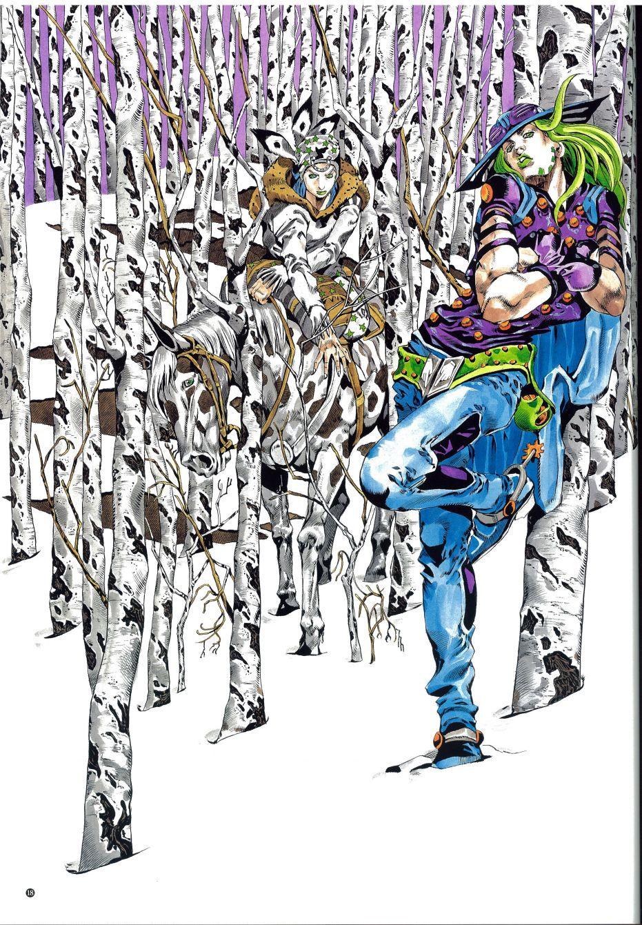 哪位大哥有这种jojo漫画的图吗