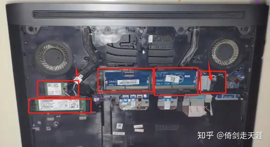 戴尔7577拆机图片