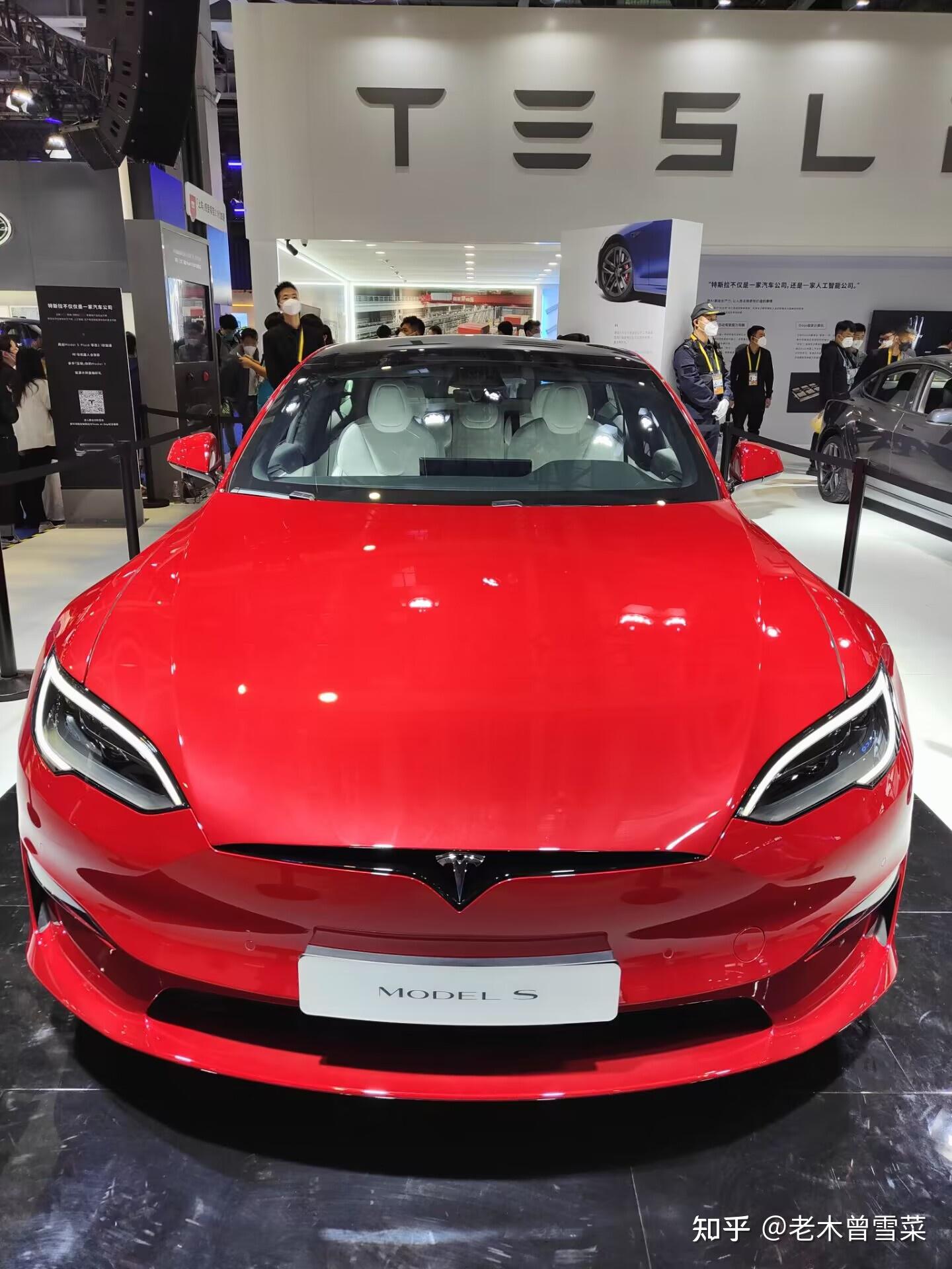 进博会实拍特斯拉model s plaid - 知乎